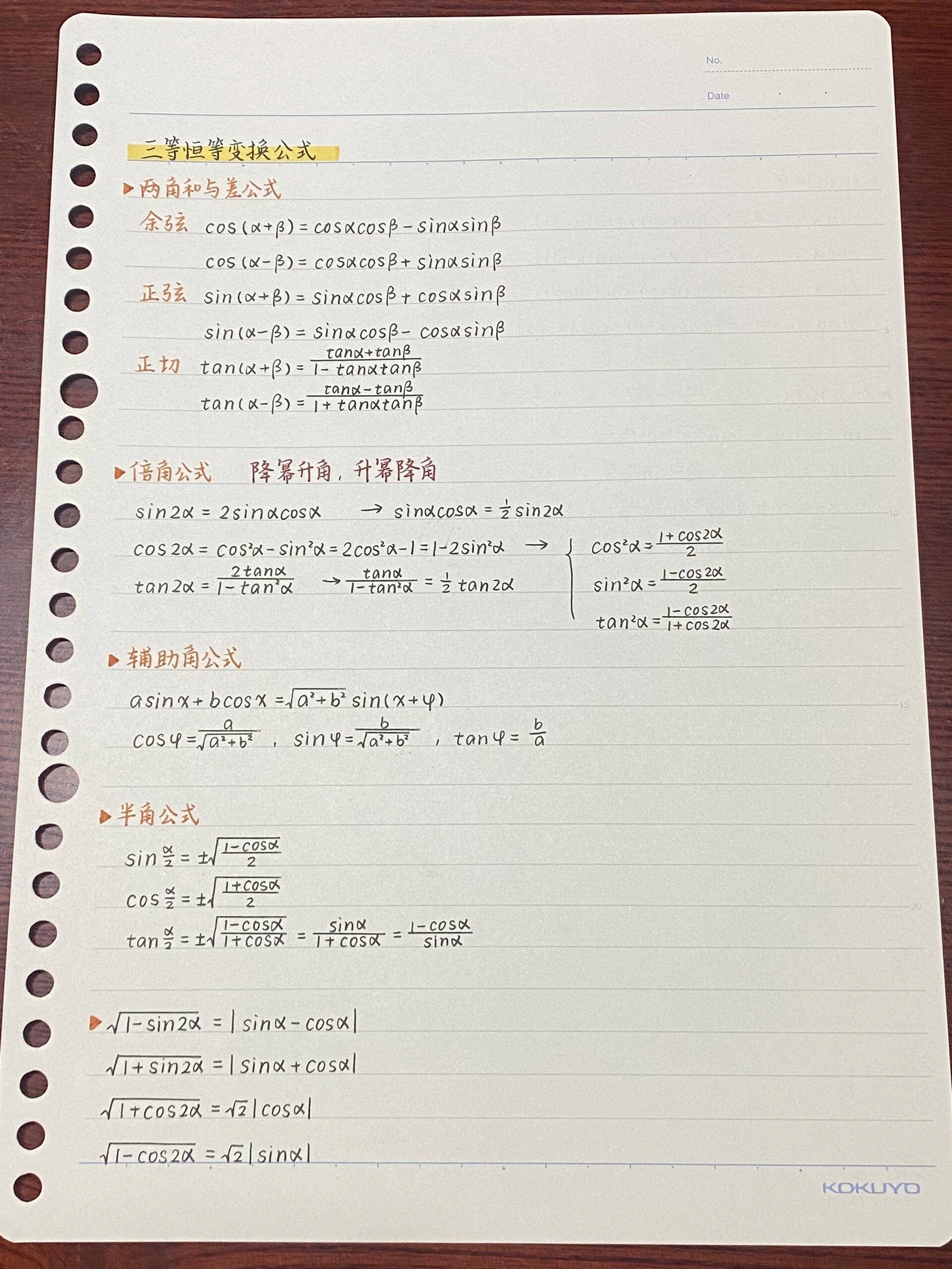 数学三角函数公式(数学三角函数公式表) 数学三角函数公式(数学三角函数公式表)