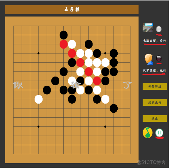 新手java五子棋完整代码/五子棋java判断输赢思路图解大全 新手java五子棋完整代码/五子棋java判断输赢思路图解大全