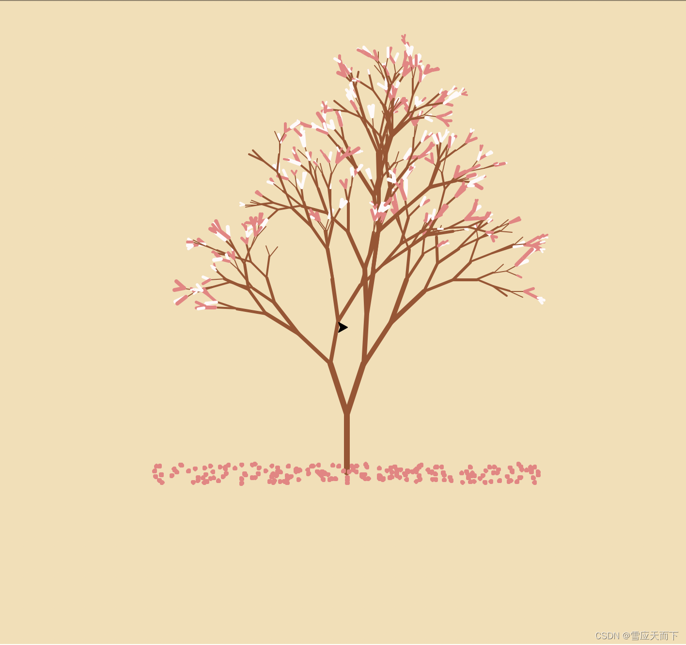 python代码画樱花(Python绘制简单花朵) python代码画樱花(Python绘制简单花朵)