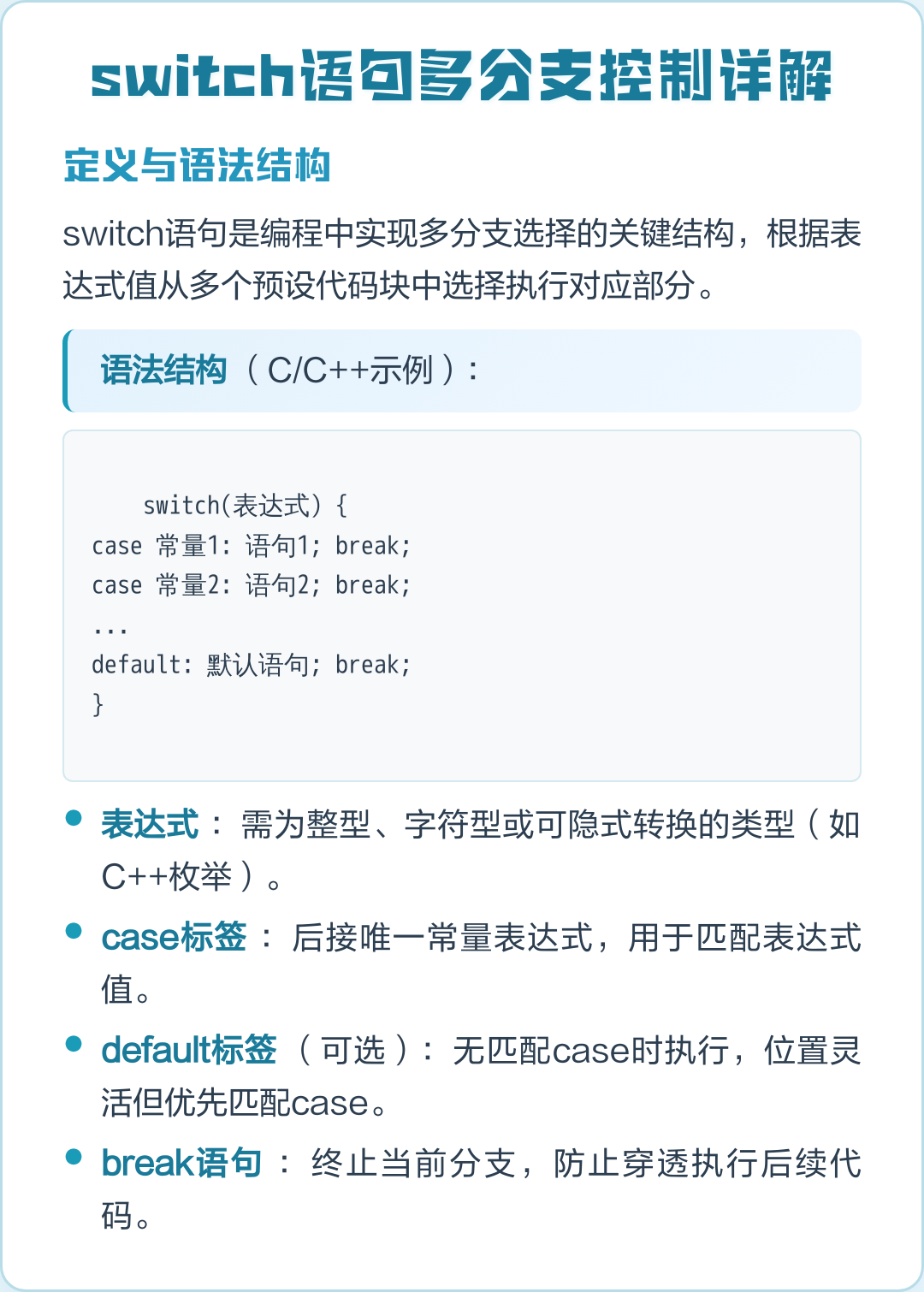 【switch语句的语法规则,c语言switch语句的语法规则】 【switch语句的语法规则,c语言switch语句的语法规则】