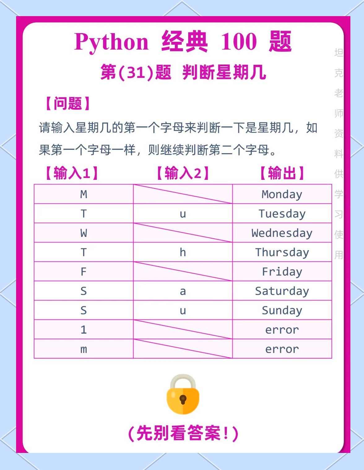 python女人代码/python代码简单好玩