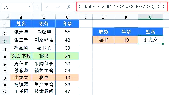 index函数与match函数（index函数match函数和countif函数组合）