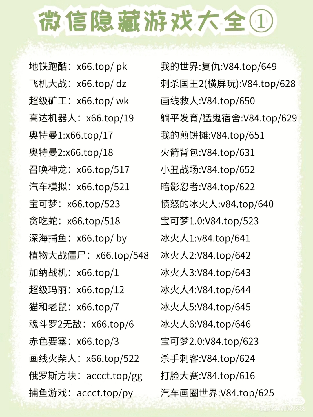 小游戏代码大全可复制（小游戏代码大全可复制V）