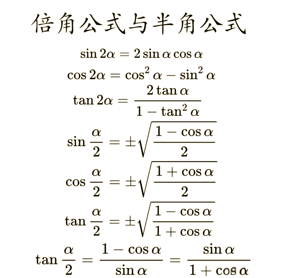 反三角函数公式大全图解(反三角函数的导数公式大全) 反三角函数公式大全图解(反三角函数的导数公式大全)
