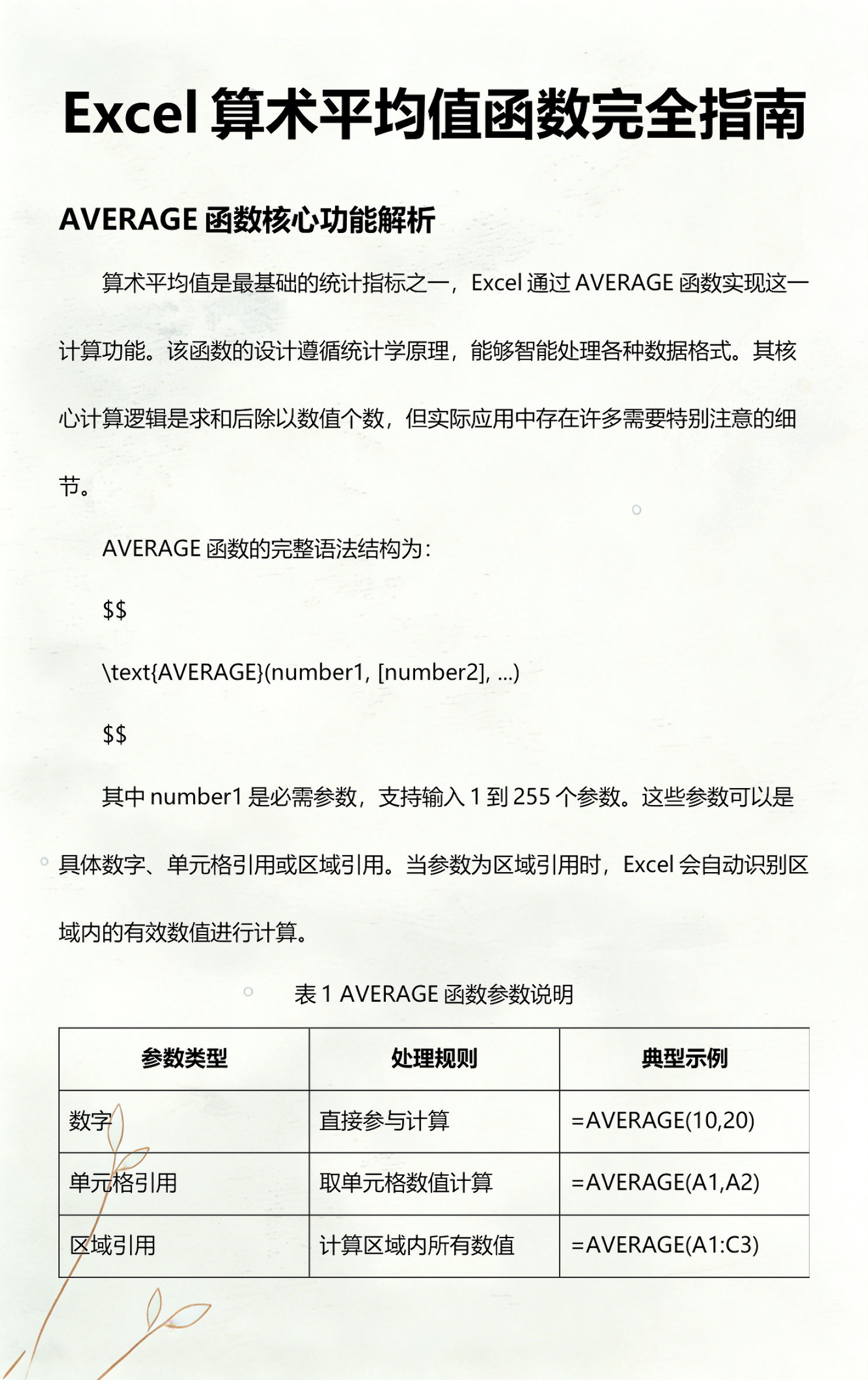 average函数什么意思/average函数有哪些例子