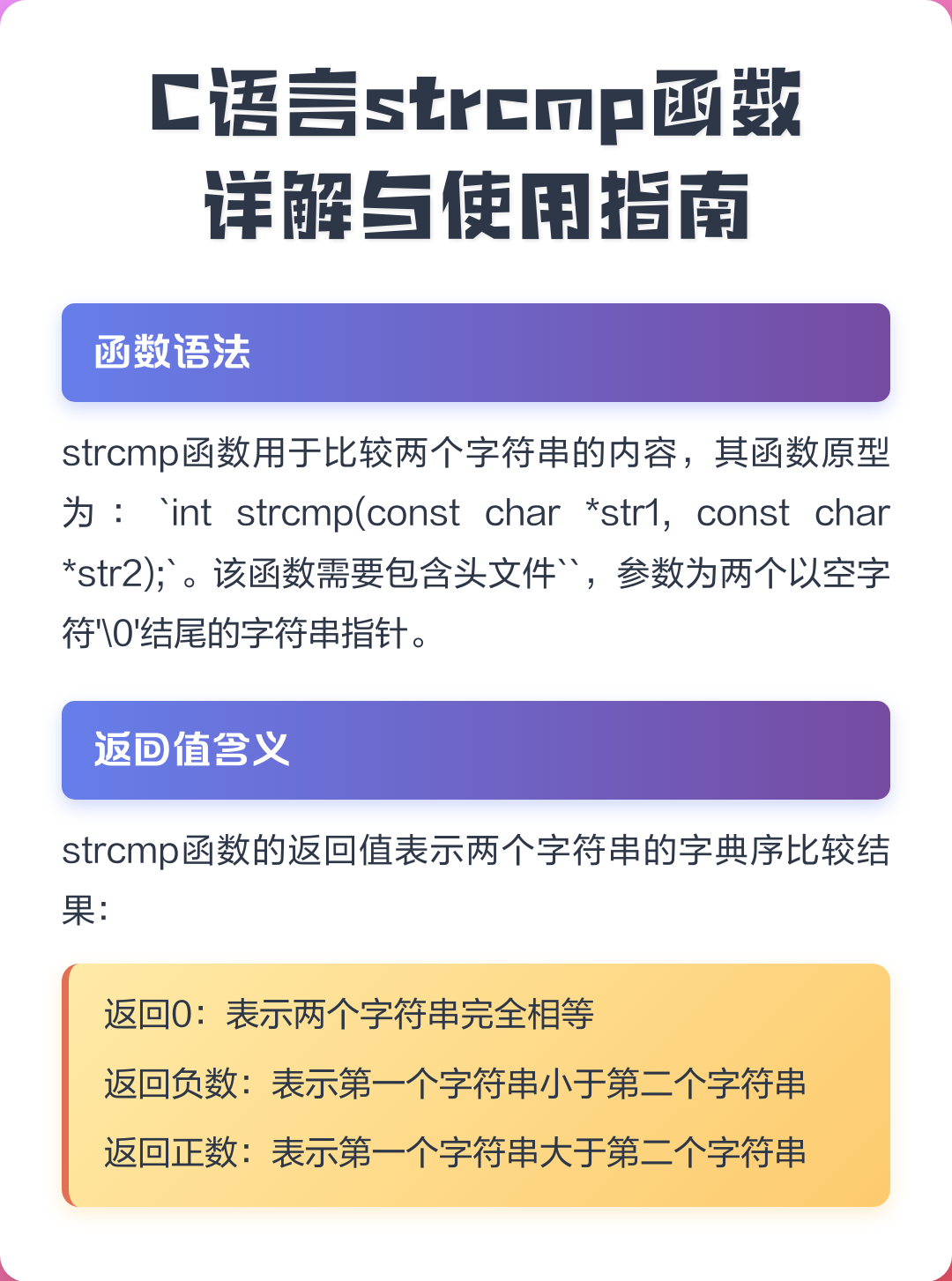 c语言函数的基本要求有哪些（c语言函数的基本要求有哪些内容）