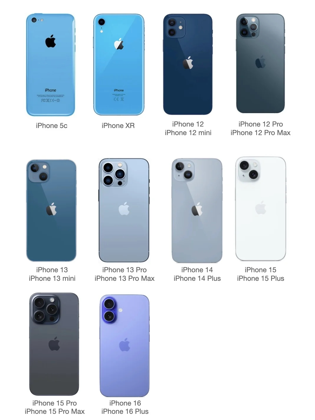 苹果全系列手机型号/iphone全系列手机型号