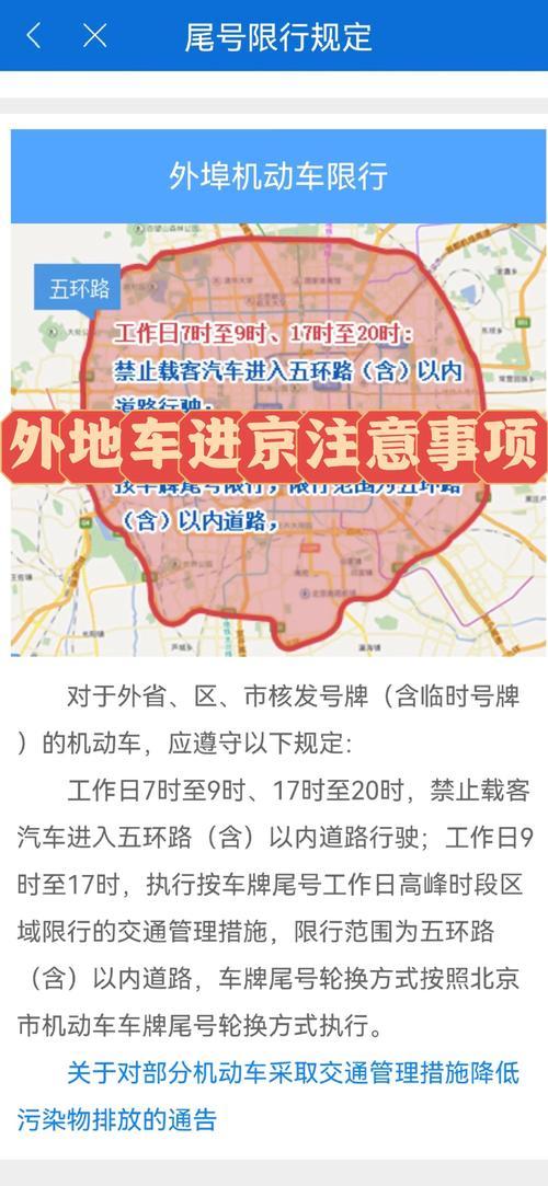 北京限行/北京限行政策