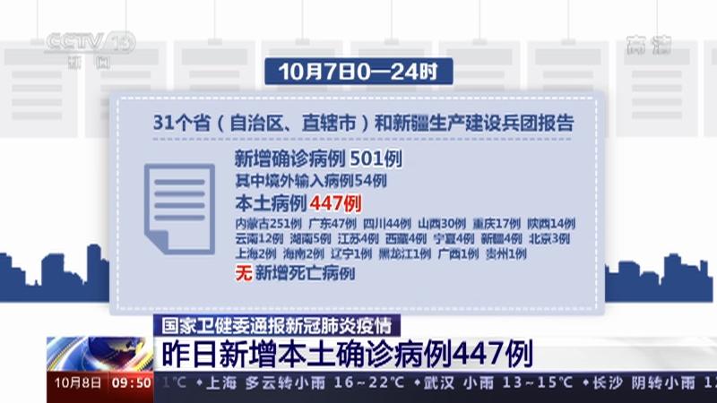 31省市新增确诊病例54例（31省市新增本土病例最新消息）