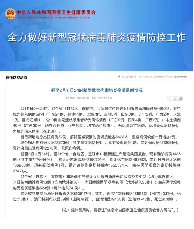 31省新增本土确诊10例/31省新增本土确诊10例 均在黑龙江