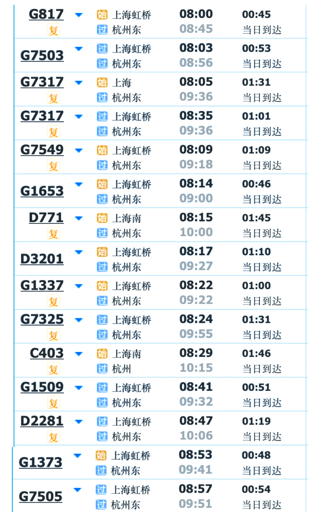 杭州市火车时刻表/杭州市到义乌火车时刻表 杭州市火车时刻表/杭州市到义乌火车时刻表