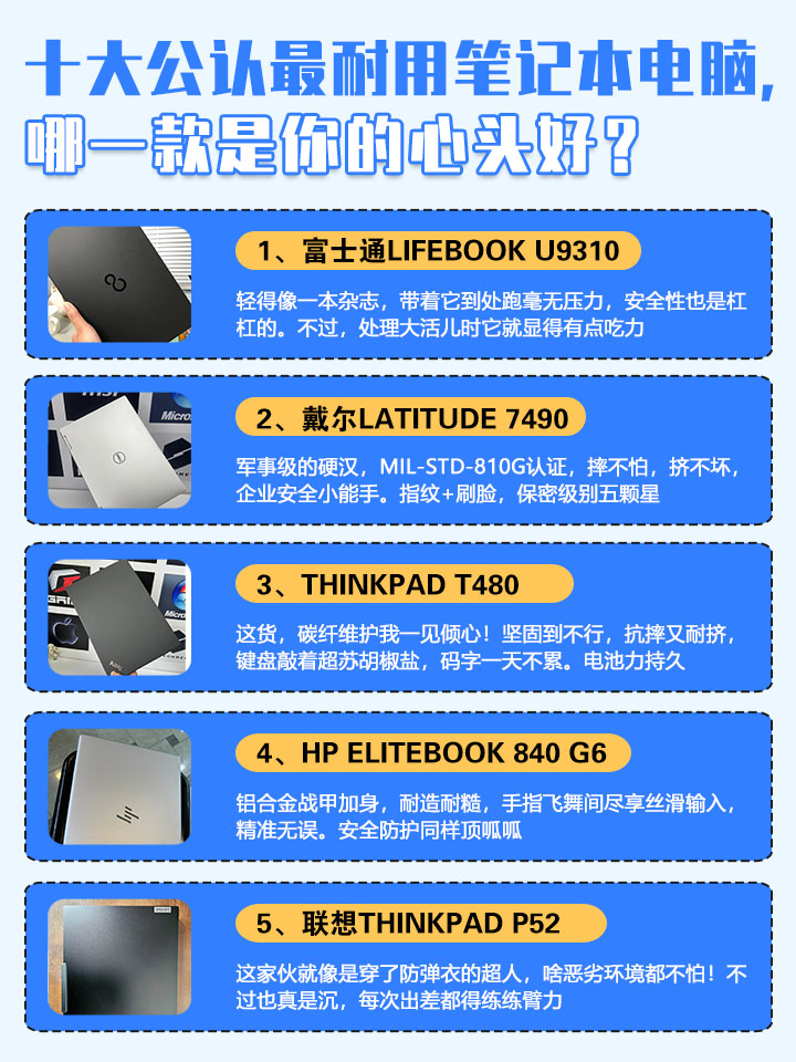 十大公认最耐用的电脑（电脑最建议买的三个品牌）