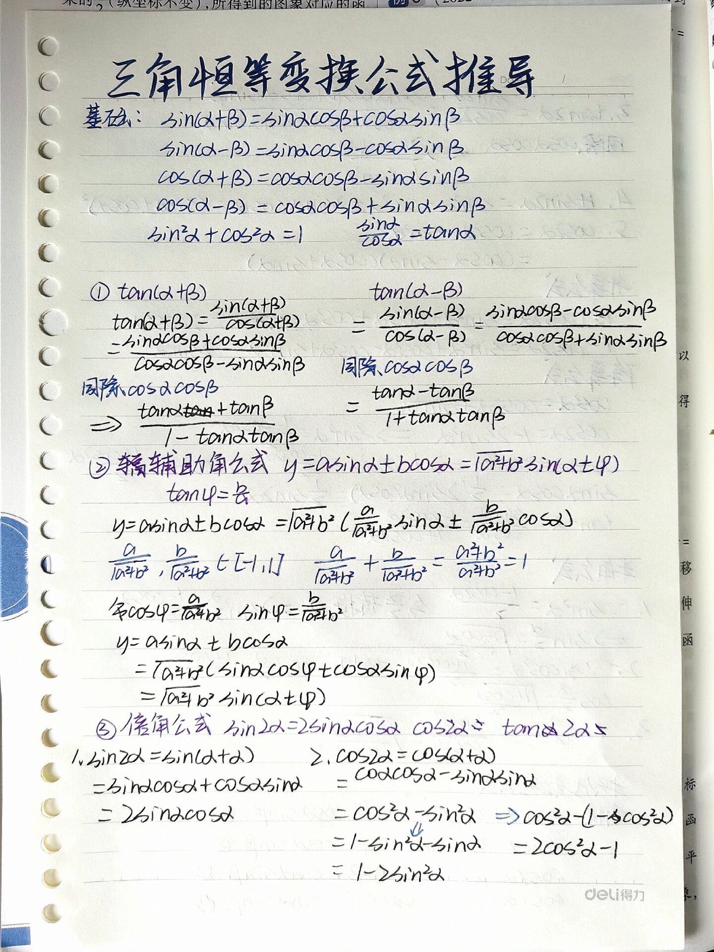三角函数诱导公式推导过程/三角函数诱导公式公式二讲解 三角函数诱导公式推导过程/三角函数诱导公式公式二讲解