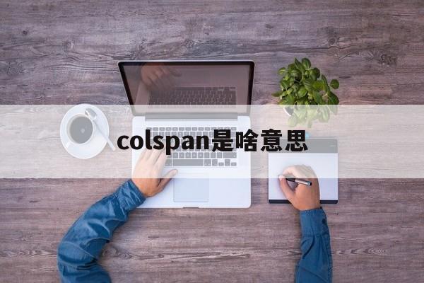 【colspan是啥意思,colspan的作用】